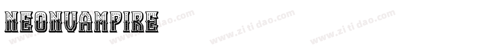 NeonVampire字体转换