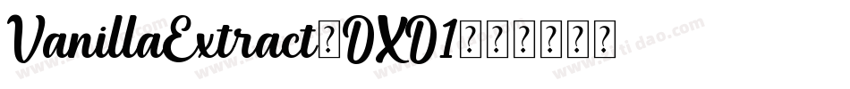 VanillaExtract-DXD1字体转换
