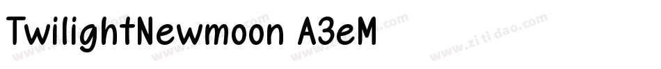 TwilightNewmoon-A3eM字体转换