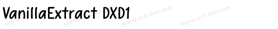 VanillaExtract-DXD1字体转换
