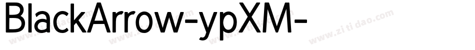 BlackArrow-ypXM字体转换