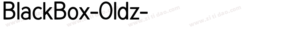 BlackBox-0ldz字体转换