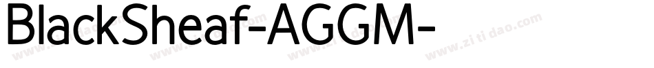 BlackSheaf-AGGM字体转换