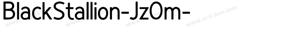 BlackStallion-Jz0m字体转换