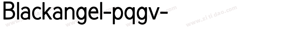Blackangel-pqgv字体转换