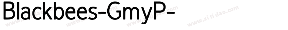 Blackbees-GmyP字体转换