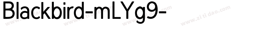 Blackbird-mLYg9字体转换