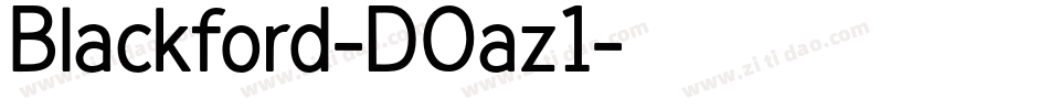Blackford-DOaz1字体转换