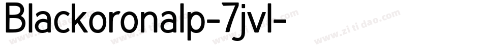 Blackoronalp-7jvl字体转换
