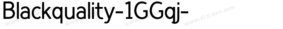 Blackquality-1GGqj字体转换