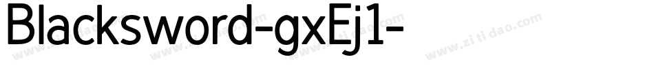 Blacksword-gxEj1字体转换