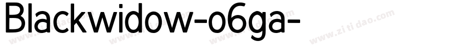 Blackwidow-o6ga字体转换