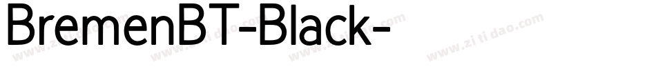 BremenBT-Black字体转换