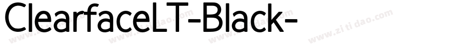 ClearfaceLT-Black字体转换 ClearfaceLT-Black字体转换