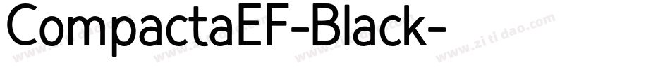 CompactaEF-Black字体转换