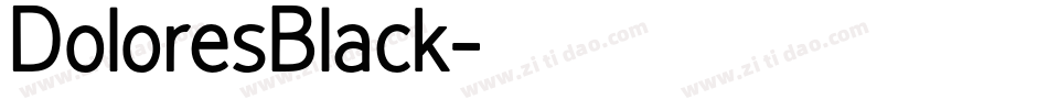 DoloresBlack字体转换 DoloresBlack字体转换