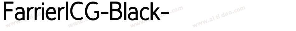 FarrierICG-Black字体转换