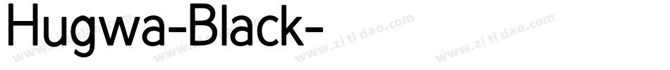 Hugwa-Black字体转换