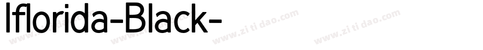 Iflorida-Black字体转换
