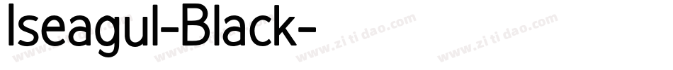 Iseagul-Black字体转换