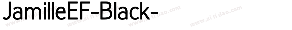 JamilleEF-Black字体转换