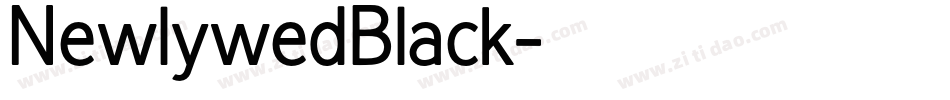 NewlywedBlack字体转换