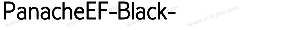PanacheEF-Black字体转换