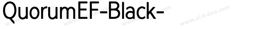 QuorumEF-Black字体转换