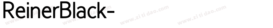 ReinerBlack字体转换