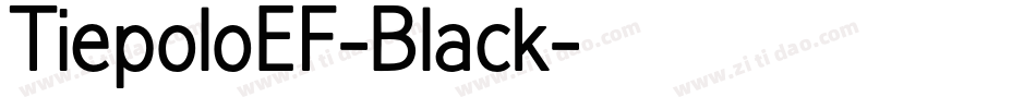 TiepoloEF-Black字体转换