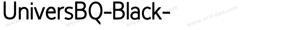 UniversBQ-Black字体转换 UniversBQ-Black字体转换