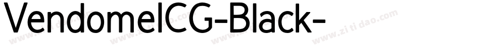 VendomeICG-Black字体转换 VendomeICG-Black字体转换