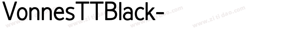 VonnesTTBlack字体转换