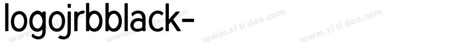 logojrbblack字体转换