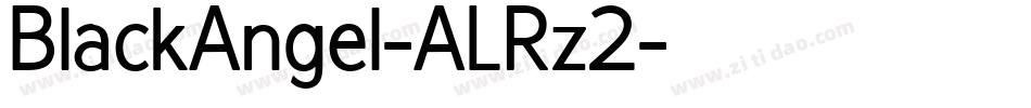 BlackAngel-ALRz2字体转换