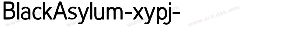 BlackAsylum-xypj字体转换