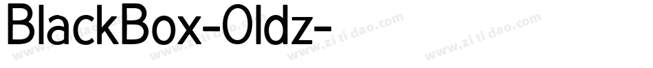 BlackBox-0ldz字体转换
