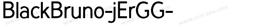 BlackBruno-jErGG字体转换