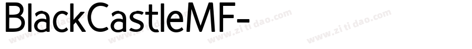 BlackCastleMF字体转换