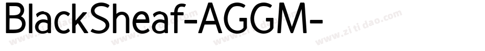 BlackSheaf-AGGM字体转换
