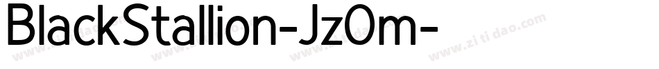 BlackStallion-Jz0m字体转换