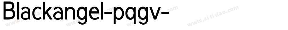 Blackangel-pqgv字体转换