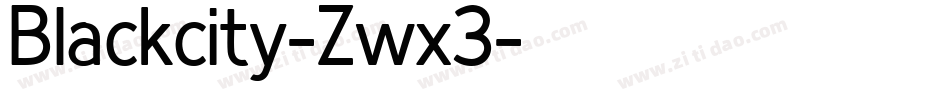 Blackcity-Zwx3字体转换
