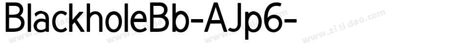BlackholeBb-AJp6字体转换