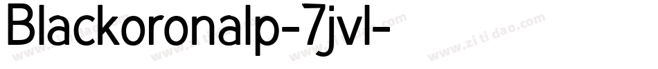 Blackoronalp-7jvl字体转换