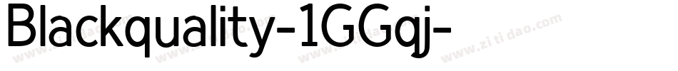 Blackquality-1GGqj字体转换