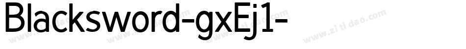 Blacksword-gxEj1字体转换
