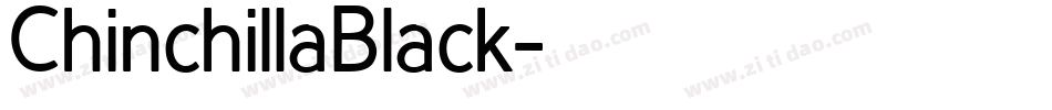 ChinchillaBlack字体转换