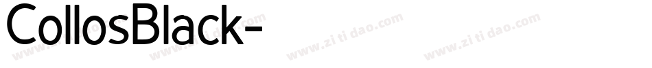 CollosBlack字体转换