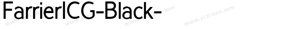FarrierICG-Black字体转换
